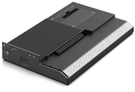 Opatiny Boîtier GPU pour station d'accueil eGPU Oculink 4i PCIe 4.0 x4 avec boîtier en alliage d'aluminium, prend en charge RTX 4090 RX 7900 XTX M.2 NVMe SSD jusqu'à 2 To