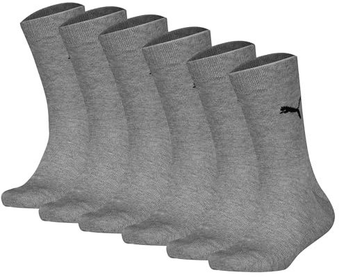 PUMA Kinder Socken 6er Pack - Easy Rider, ECOM, einfarbig, Logo