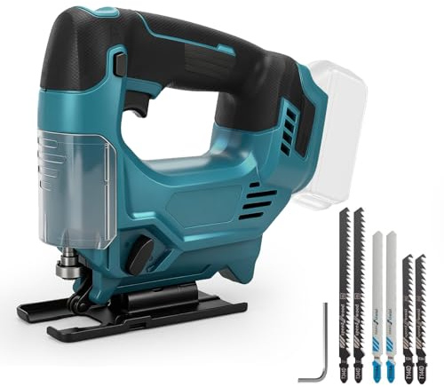 Batteridriven sticksåg kompatibel med Makita 18 V-batterier (utan batteri)