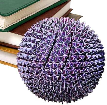 Twisting Sensory Toys – ABS 8,3 cm | Tactile Puzzle Fidget Ball | Spiky Stress Relief Hand Toy Set Schreibtischzubehör für Erwachsene Teens Home Office Klassenzimmer Travel Car Airplane Daily Use