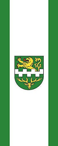 U24 Fahne Flagge Bergisch Gladbach im Hochformat Premiumqualität 150 x 600 cm