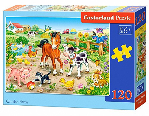 Castorland B-13197-1 - Puzzle On The Farm, 120 Teile