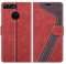 MOBESV Custodia per Huawei P Smart 5,65 Cellulare, Cover a Libro Magnetica Custodia in Pelle per Huawei P Smart, Elegante Rosso