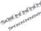 ChainsHouse 316L Edelstahl Damenkette Silber 6mm breit 61cm lang Kabelhalskette Twisted Kreuz Kette für Damen und Mädchen