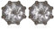 XEN Ohrstecker mit Bergkristall ca. 3,78 ct. Black Rhodium