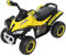 HOMCOM Kinder Rutschauto Tretauto mit Füßen rutschen Kinderauto Kinderfahrzeug für 18-36 Monate Licht Musik Kunststoff Stahl Gelb 67,5 x 38 x 44 cm