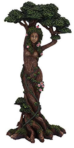 Nemesis Now Mutter Natur weiblicher Baumgeist, Waldfigur, Ornament, Braun, 30,7 cm