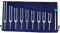 Stimmgabel-Set mit Hammerbeutel, 174 Hz, 285 396 417 528 639 741 852 963 Silberfarben, für Klangtherapie, perfekte Heilung, Musikinstrument, Balancing, Heiler, Vibration