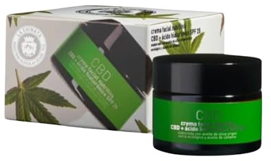 Pflegende Gesichtscreme CBD SPF25 - La Chinata (50 ml)