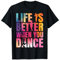Hip Hop Girl Damen Tanz-T-Shirt Schwarz Klein EU S