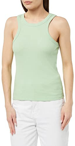 Noisy May Nmmaya S/L Halter Neck Top Noos, Verde Silencioso, Mujer