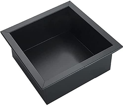 SANGOGO Doccia nicchia, 304 nero in acciaio inox da incasso box doccia organizer per vasca da bagno/shampoo/articoli da toeletta - (35 x 35 x 12 cm)