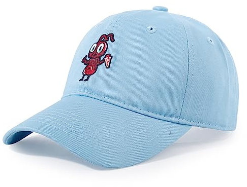 Crazy Era Unisex Tier bestickt Baseball Cap Einstellbare Papa Hüte für Männer und Frauen, Blau-Ameise, Einheitsgröße