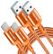TECKNET USB C Fast Charging Cable, 2 Pack 2M 3.3A Nylon Braided Type C Cable for iPhone Samsung Galaxy S22 S21 S20 Google Pixel Xiaomi Sony Xperia and more