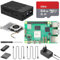 RasTech Raspberry Pi 5 8GB Kit 64GB Edition con Active Cooler, alimentazione USB-C da 27W 5.1V5A, scheda Pi5 8GB, kit lettori di schede da 64GB, custodia Pi 5, cavi di uscita Dual 4K Micro HD