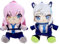 Blue Archive Plush Kissen Anime Stofffigur Takanashi Hoshino/Sunaokami Shiroko Figur Kissen, 20 cm Figure Pillow Anime Zimmer Deko Kissen