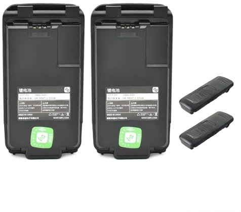LARUISEE Lithiums Battery Pack 1600mAh For Quansheng UV-K5 Two Way Radio DC7.2V Type C Charging Port Rechargeable Battery Pack