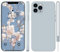 HGH für iPhone 11 Pro Hülle Silikon Case,Hadyhülle für iPhone 11 Pro Ultra Dünn Slim mit Microfiber, Kratzfeste Rundumschutz Case Schutzhülle Hülle für iPhone 11 Pro 5.8'' Blau Grau
