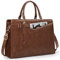 Dakuly Sac Cabas Femme Grande Sac à Main Sacoche pour Ordinateur Portable 15,6 Pouces Sac de Cours Sac Travail Femme PU Cuir Sacoche Bandoulière