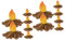 SEWACC 12 STK Harz Feuer Mini-Camping Miniaturgarten Mini-Kamin Kinder Spielzeug hühner Spielzeug Mini-Spielzeug loderndes Spielzeug Landschaftsgestaltung falsches Feuer Mikro-Fake-Feuer