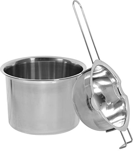 SHOWERORO 1juego Tazón De Acero Inoxidable Derretir Mantequilla y Queso Cacerola De Doble Boiler para Cocina Fácil De Usar y Ligero