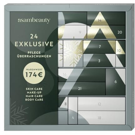 ASAM Adventskalender 2024 Beauty Damen -Beauty Edition- Frauen Kosmetik Advent Kalender Asambeauty, 24 Geschenke, Pflege Frau, Adventkalender