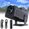 Mini Projector with Bluetooth, 1080P 2.4G+5G Wi-Fi6, 180°Rotatable Portable Projector, Short Throw Smart Projector, 4-point Keystone Correction, zoom from 100% to 85%, 150 Screen Theater Projector