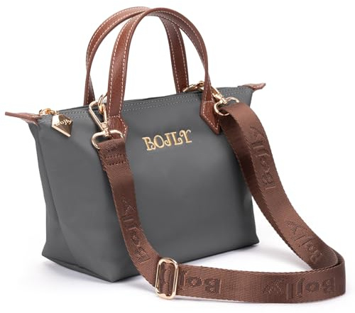 BOJLY Damen Umhängetasche, Wasserabweisende Crossbody Bag Damen, Verstellbarem Gurt, Leichte & lässige Schultertasche für Alltag, Modernes Design