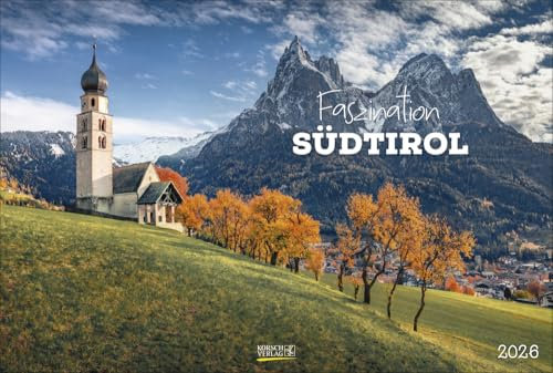 Faszination Südtirol - Kalender 2026 - Korsch-Verlag - Panorama-Format - Fotokalender - Fotokunst - 58 cm x 39 cm