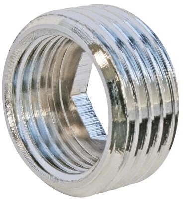 SOMATHERM FOR YOU - Fourrure Laiton Chromé - Raccord Mâle 15/21 - Femelle 12/17 - Raccordement Rapide et Facile - Résistance à la Corrosion - Réseaux Eau Sanitaire ou Chauffage - Gris