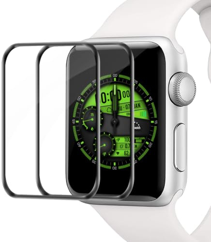 Cable Leader Schutzfolie für Panzerglas für Apple Watch 4/5/6/SE 40mm | Ultra-HD Ohne Luftblasen Anti-Kratzer für Apple Watch 40mm Schutzglas