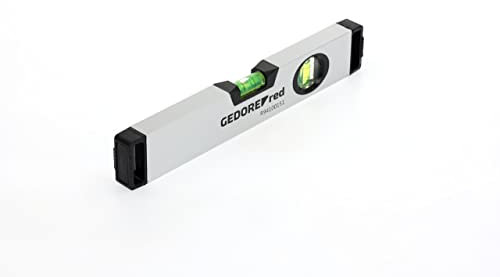 GEDORE red Spirit level, Magnetic, 300 mm long, Vertical and horizontal vials, Measurement accuracy +/- 0.5 mm/m, R94100151