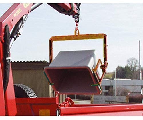 Zusatzrahmen für Ladebügel, hydraulisch kippbar für Streugutbehälter Typ 200l