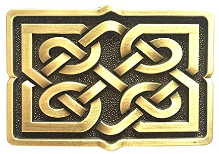 Urban Backwoods Celtic Knot VIII Gürtelschnalle für Wechselgürtel Buckle