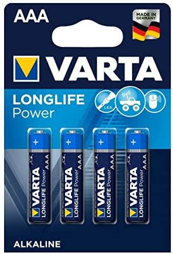 Varta High Energy Micro AAA LR03 1.5 V AAA Pack of 4 Alkaline 4903