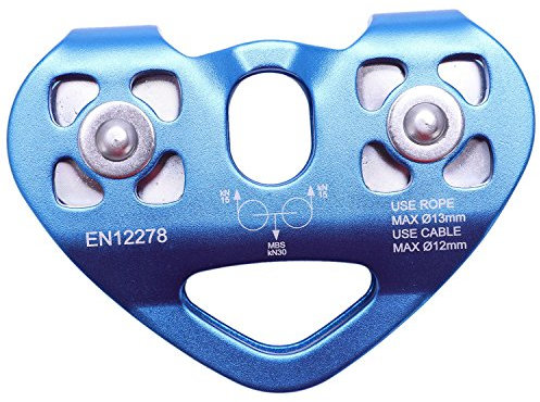 Summerwindy Herzform Klettern Doppelrolle Seil 13mm Klettergeraet Tiroler a Gross Schnelle 24KN