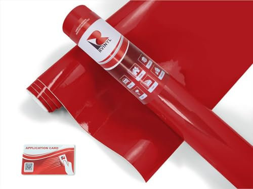 3M 2080 G53 Gloss Flame Red (5ft x 2ft W/Application Card) Vinyl Wrap Film Sheet with Air-Release for Cars, Trucks & More (10sq ft Roll)
