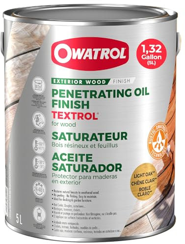 Saturateur bois textrol 5L - Ton: Chêne clair