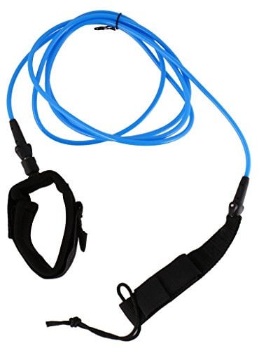 Inzopo Regular Surfboard Leash Surfen Leash String Leg Rope Cord Wade Leash Blue 2,7 m