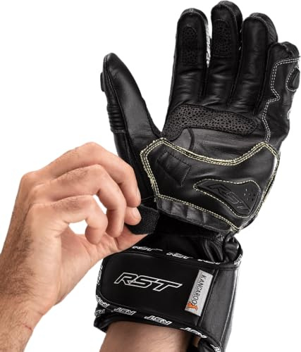 RST Tractech Evo 4 Motorradhandschuhe (Black,S)