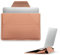 MOFT Laptoptasche Hülle & Laptop Ständer für 15-16 Zoll Laptop, Vegan Leder Laptoptasche mit Erweiterbarem Stauraum, 2 Verstellbare Winkel, Kompatibel mit MacBook Air/Pro 15-16 Zoll, Nude