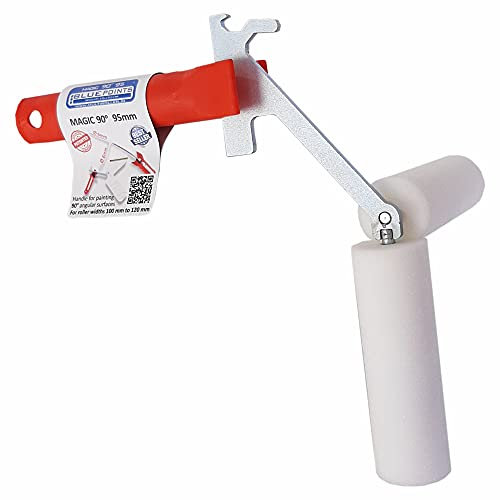 Magic 90º Farbroller – hochwertige patentierte Farbrollen, Malpinsel, Malerhüllen, Farbbedarf, Roller-Sets für einfaches Malen von Ecken und Produkten aller Formen für Heimdekoration [95 mm]