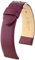 HIRSCH Toronto Uhrenarmband - Uhrband aus italienischem Leder für Damen- & Herren-Uhren - mit Werkzeug - Beere - 16 mm