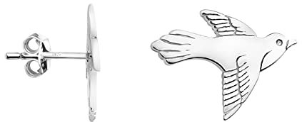 SOFIA MILANI - Damen Ohrringe 925 Silber - Tauben Vogel Ohrstecker - E1257