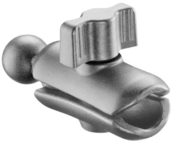 Interphone Cellularline SMCLAMP22 | Gelenkklemmhalterung mit Kugel mit 17 mm Durchmesser, kompatibel mit Allen Halterungen der Moto Crab, Master und Armor-Serie, Schwarz