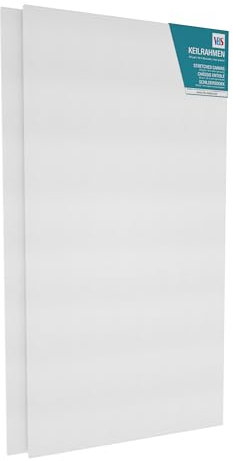 Châssis entoilé VBS, 40 x 80 cm, épais. 1,8 cm, 2 pièces