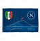 Domina Pubblicità - Bandiera Scudetto Napoli 150x100 cm in Tessuto Nautico, Bandiera del Napoli Calcio 1926, Dotata Di Cordino, fettuccia di rinforzo e Cucitura Perimetrale