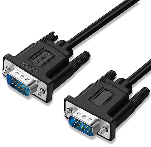 SHULIANCABLE VGA to VGA Cable 15 Pin Full HD 1080P for Computers, Monitors, Projectors (15M)