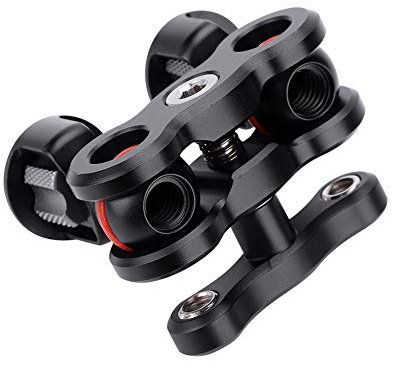 Smallrig Magic Fixmanfrotto Ar, Monitor de Cámara, Multifunción Dual Ball Head Hot Shoe Magic Arm Mount Adaptador Cámara Accesorio