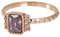 iXXXi Füllring CLASSIC MIRACLE TANZANITE rosé - 2 mm Größe 20